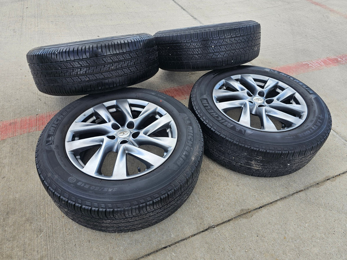 18" Infiniti QX60 FX35 FX45 JX35 Nissan Pathfinder OEM 73760 71564 wheels rims Texas Truck Tire
