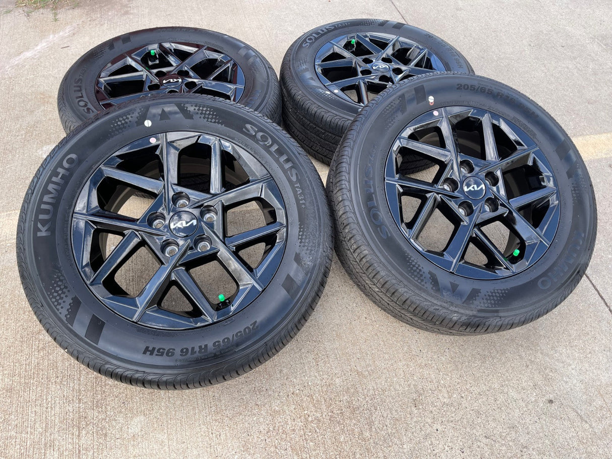 16" Kia K4 K5 OEM wheels rims tires Stinger Forte Optima 2024 2025 2026 2027 NEW Texas Truck Tire