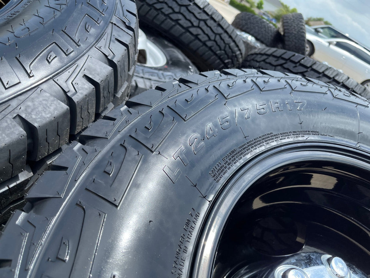 17" Ford F-350 Dually OEM 10477 10478 rims wheels 2024 2025 2026 IRONMAN A/T NEW Texas Truck Tire