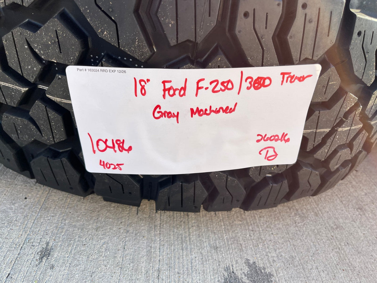 18" Ford F-250 F-350 OEM TREMOR rims wheels 10482 KENDA KLEVER R/T 33" NEW Texas Truck Tire