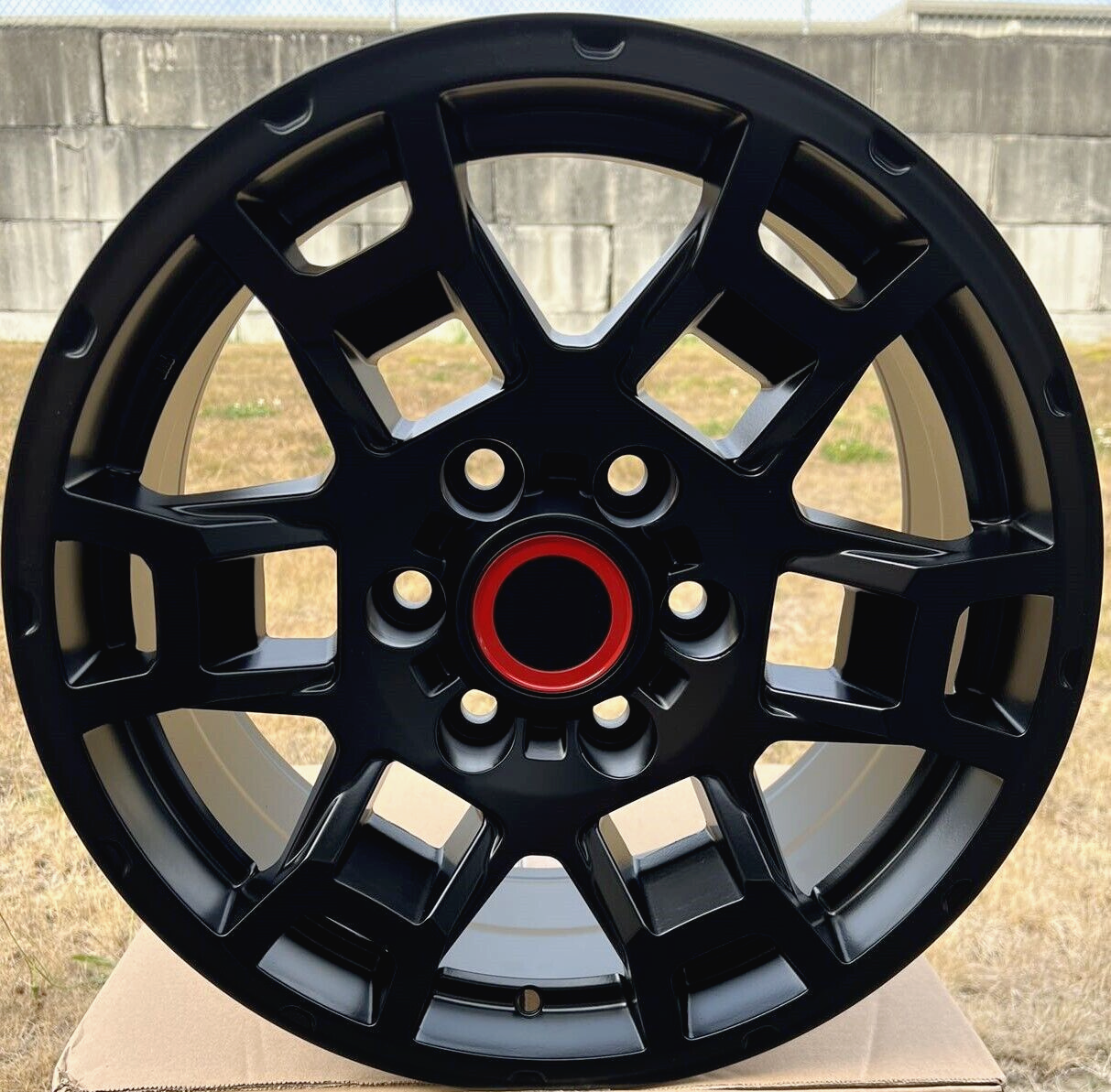 Toyota TRD Style Wheels 17 x 9 Auto Rims 4pcs Matte Black