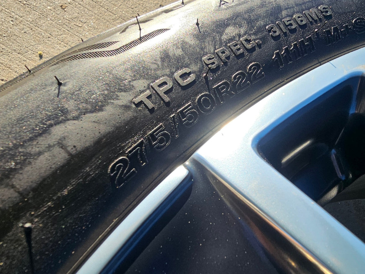 22" Cadillac Escalade Platinum OEM wheels rims NO tires 2024 2025 2026 NEW Texas Truck Tire