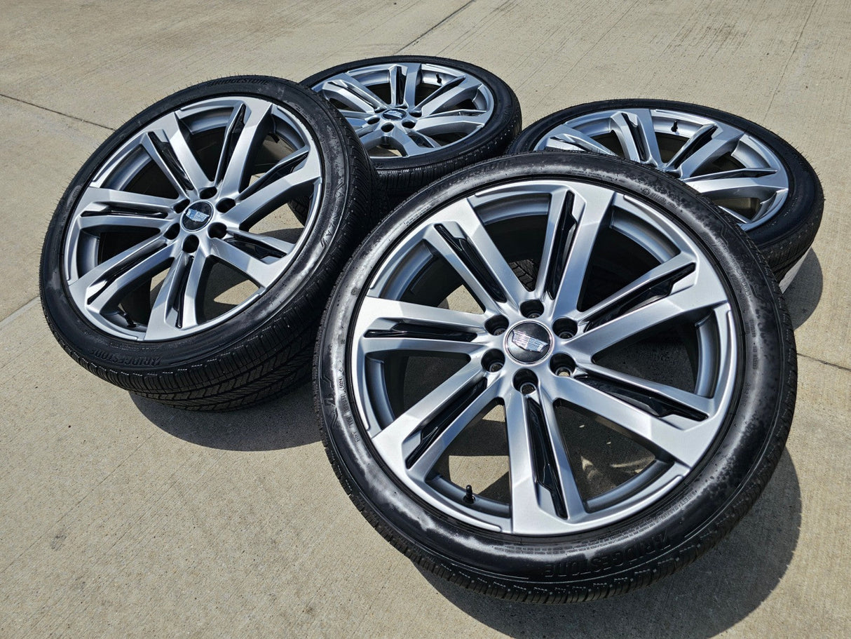 24" Cadillac Escalade V OEM wheels rims tires 2023 2024 2025 2026 2027 NEW Texas Truck Tire
