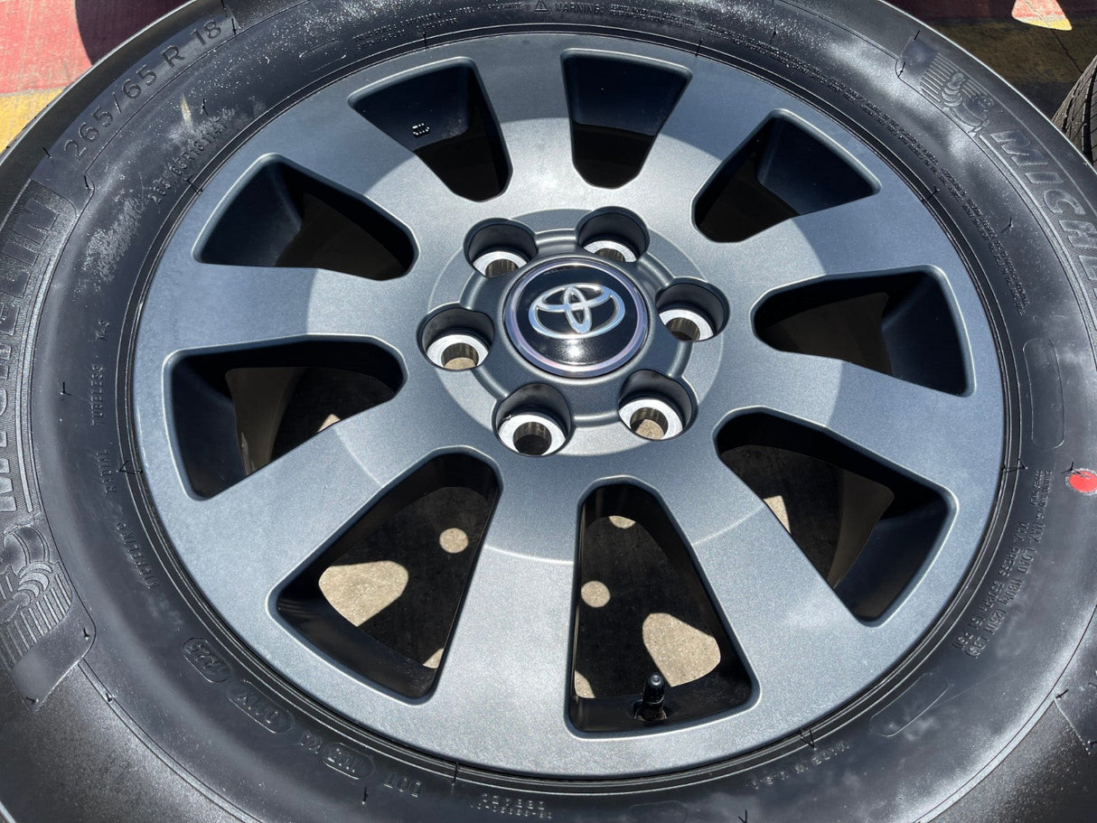 18" Toyota Land Cruiser OEM TRD wheels rims 95952 Tundra Sequoia MICHELIN NEW Texas Truck Tire
