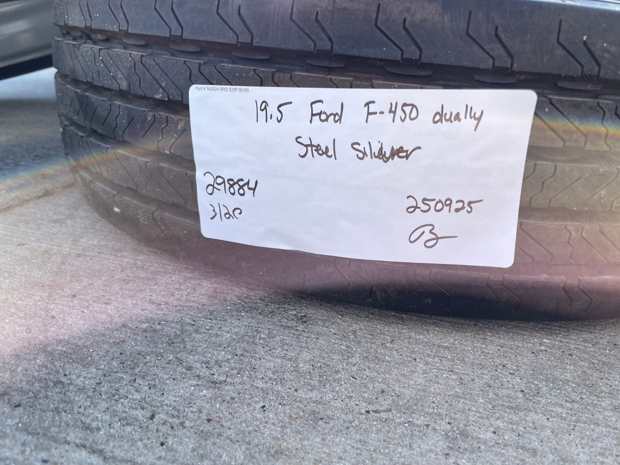 19.5" Ford F-450 Dually F-550 rims wheels RAM 4500 OEM 10x225 CONTINENTAL Texas Truck Tire