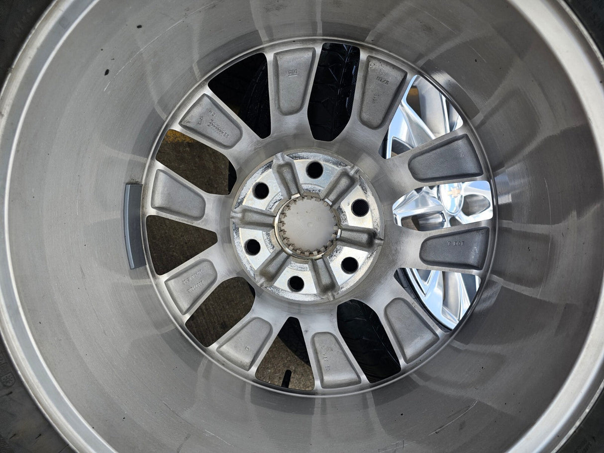 20" Chevy Tahoe Silverado LTZ 5920 OEM wheels rims Yukon 2023 2024 2025 2026 Texas Truck Tire
