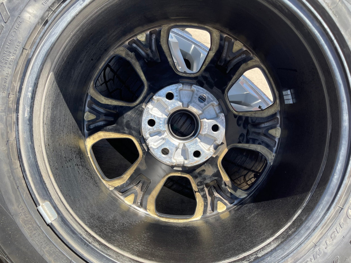20" Dodge Ram 1500 OEM Laramie Black 2680 wheels rims tires 2024 2025 2026 NEW Texas Truck Tire
