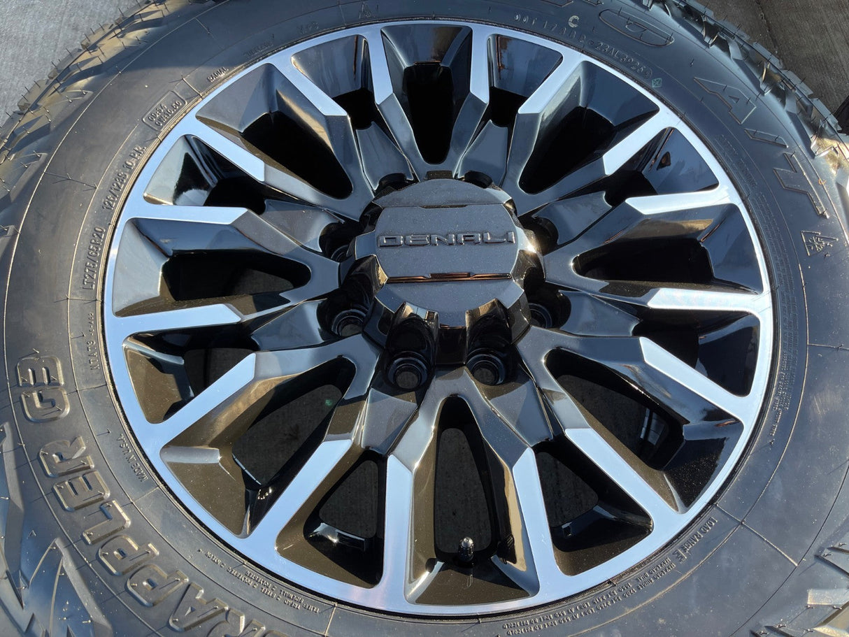 20" GMC Sierra Chevy Silverado 2500 3500 OEM Replica wheels rims NITRO 34" NEW Texas Truck Tire