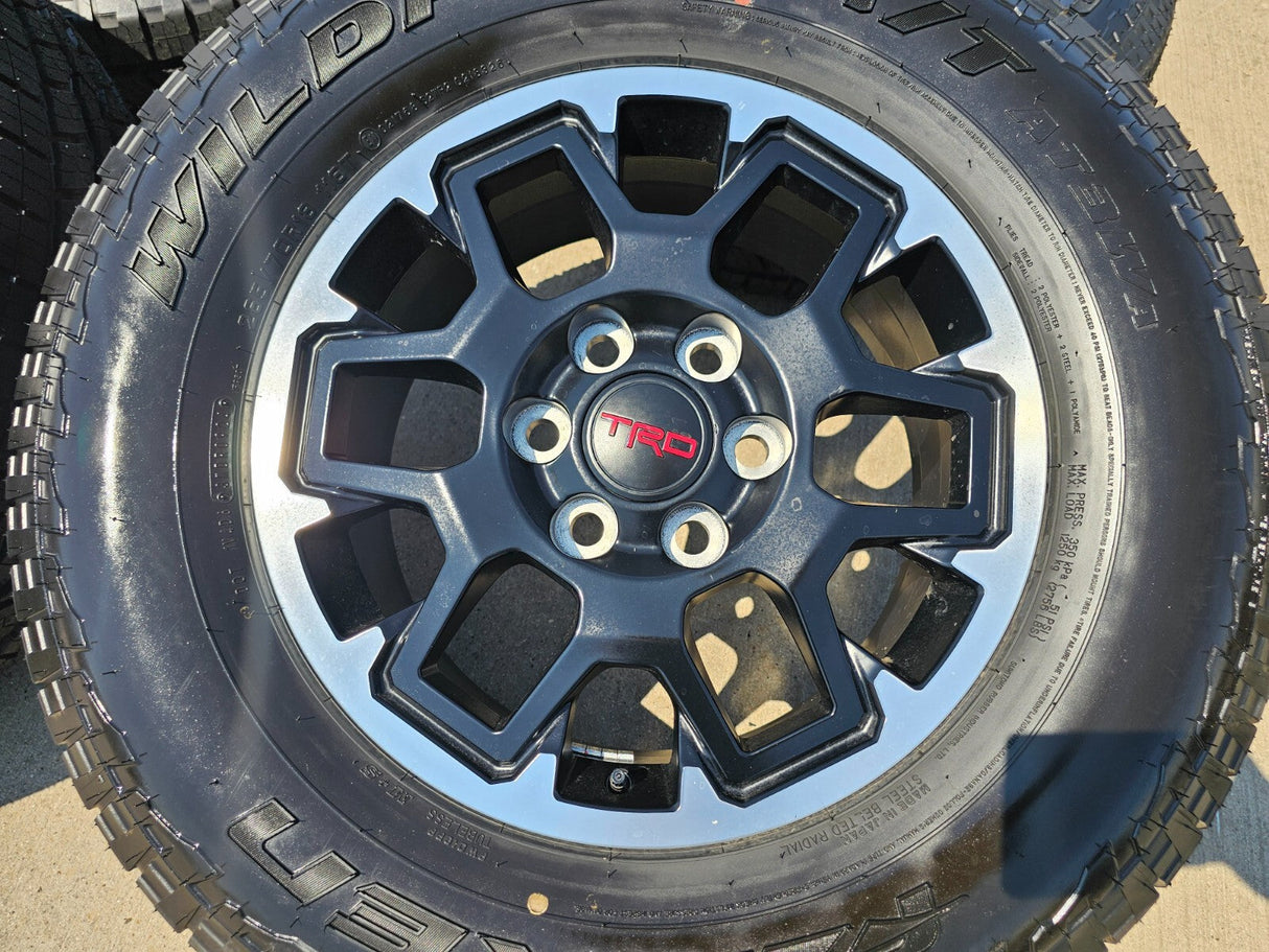 18" Toyota Tacoma 4Runner TRD OEM 94199 wheels rims 2024 2025 2026 NEW Texas Truck Tire