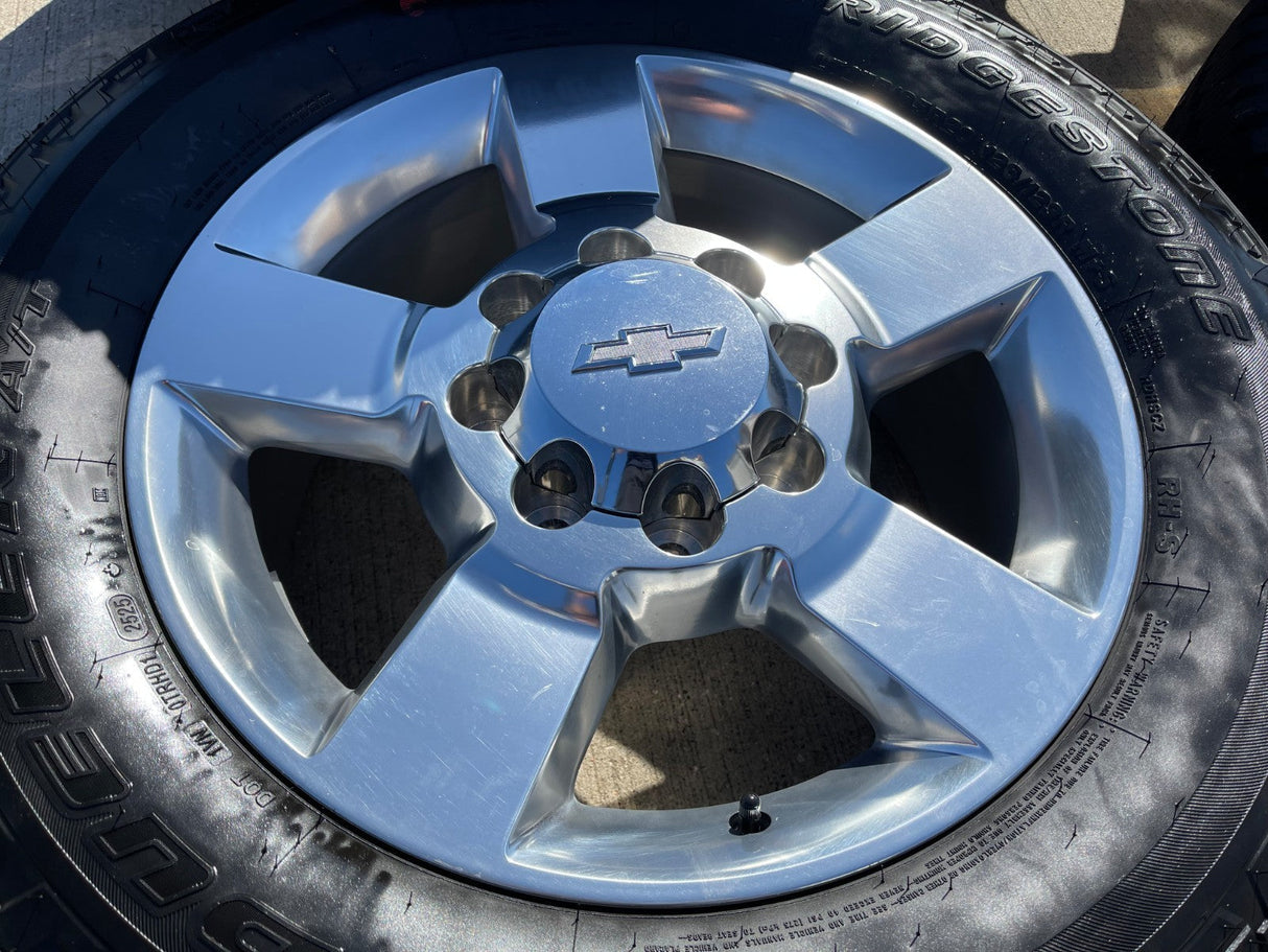20" Chevy Silverado ZR2 GMC Sierra AT4X 2500 OEM 5771 5801 5826 wheels rims NEW Texas Truck Tire