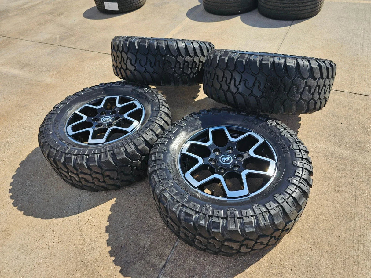 18" Ford Ranger Bronco wheels rims 95213 tires 2022 2023 2024 2025 33" Texas Truck Tire