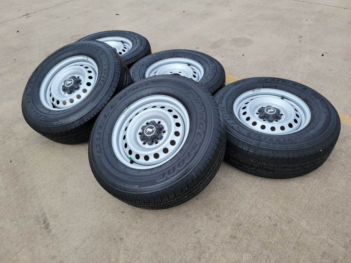16" Ford Bronco steel wheels rims tires 10226 Ranger 2022 2023 2024 2025 NEW Texas Truck Tire