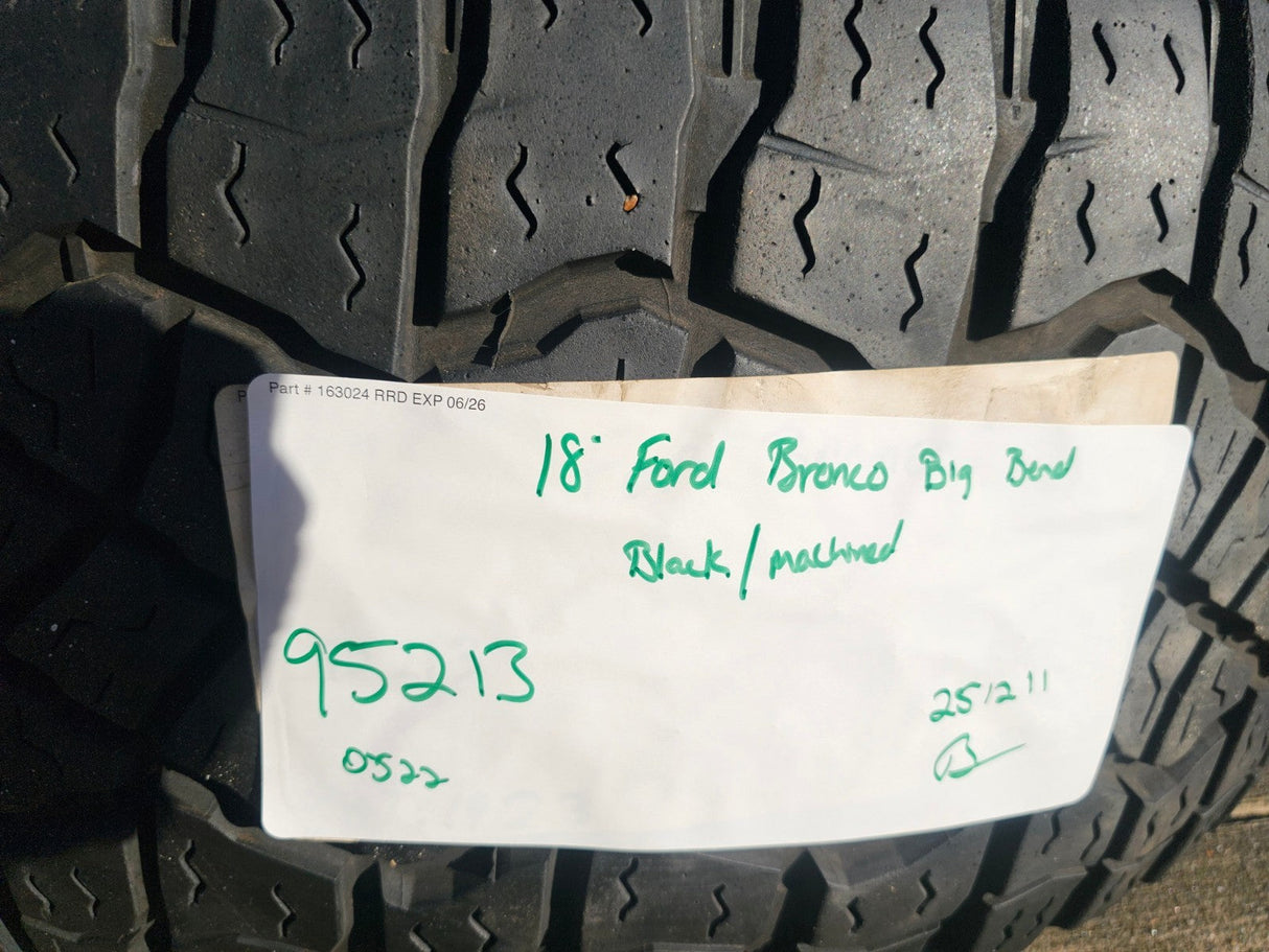 18" Ford Bronco wheels rims tires black 95213 Ranger GOODYEAR 35" Texas Truck Tire