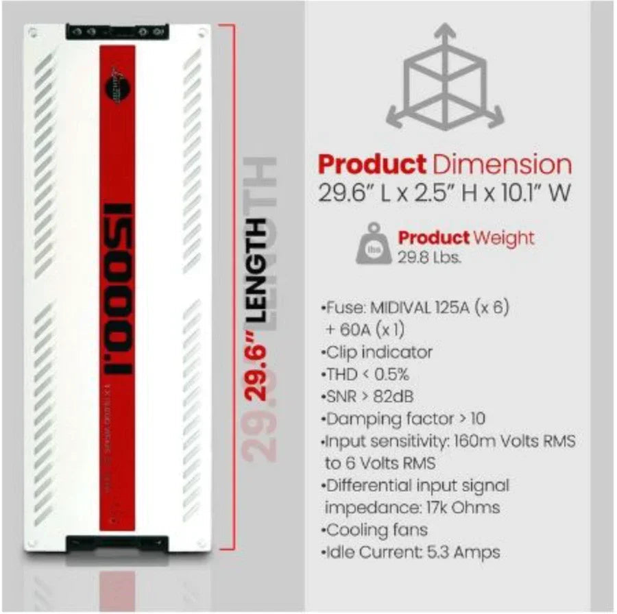 LANZAR 15000 WATT 1 OHM Lanzar