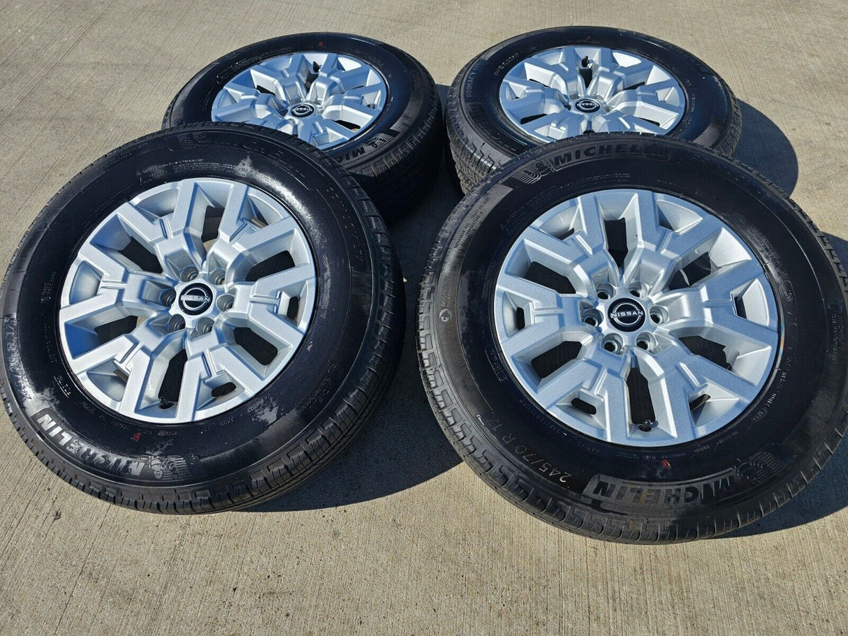 17" Nissan Frontier OEM Desert Runner 62832 wheels rims 2023 2024 2025 NEW Texas Truck Tire