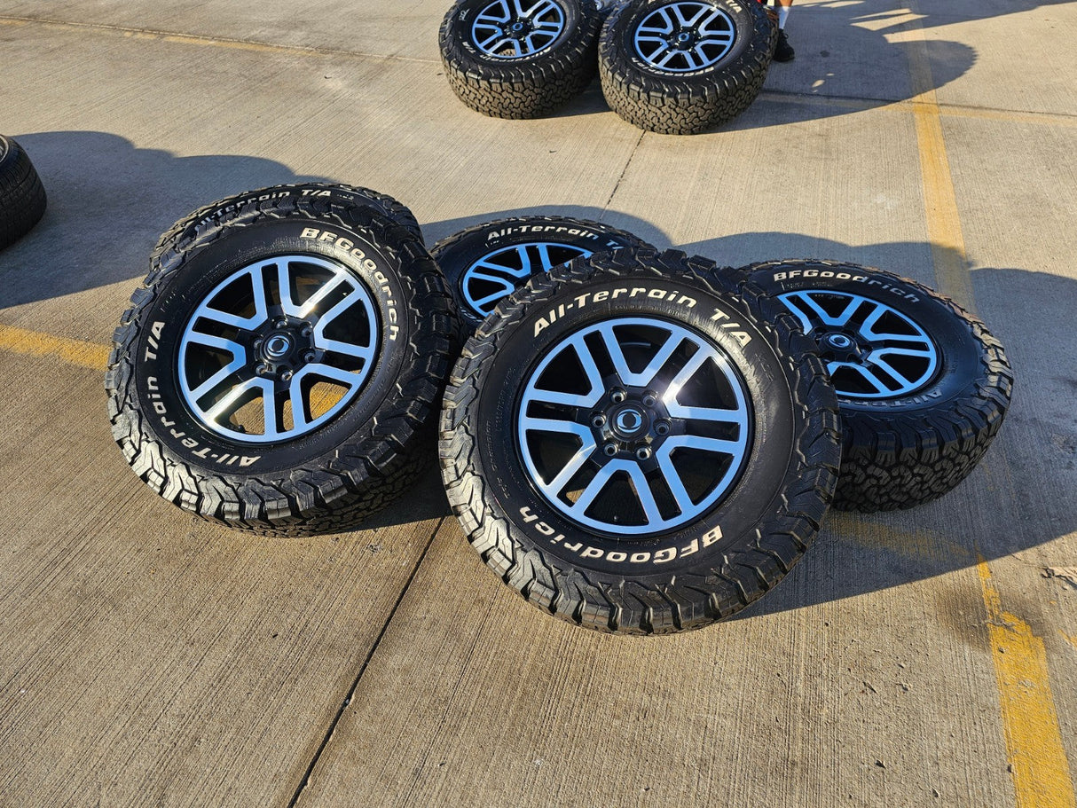 17" INEOS Grenadier OEM black wheels rims 8775 tires 2023 2024 2025 2026 NEW BFG Texas Truck Tire