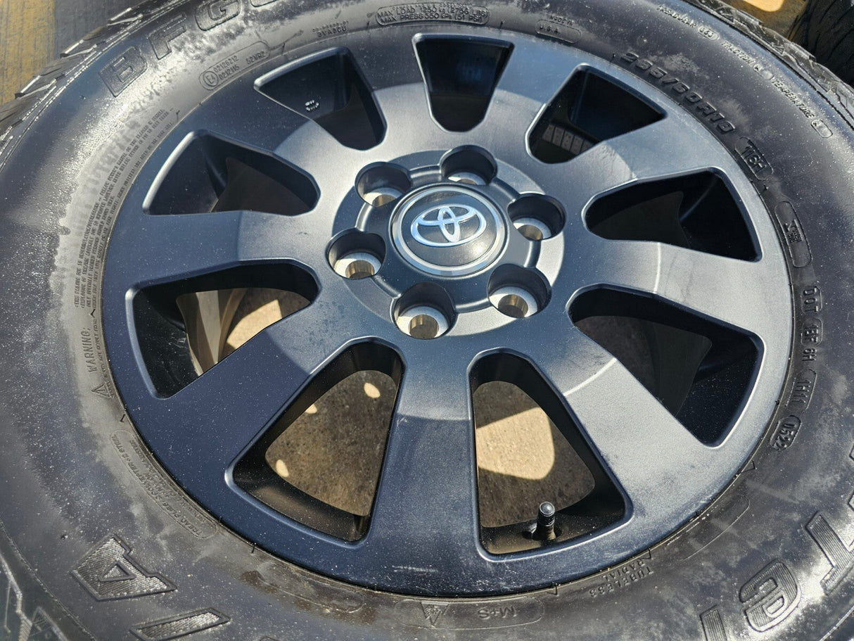 18" Toyota Land Cruiser OEM wheels rims 95952 Tundra Sequoia 2024 2025 2026 BFG Texas Truck Tire