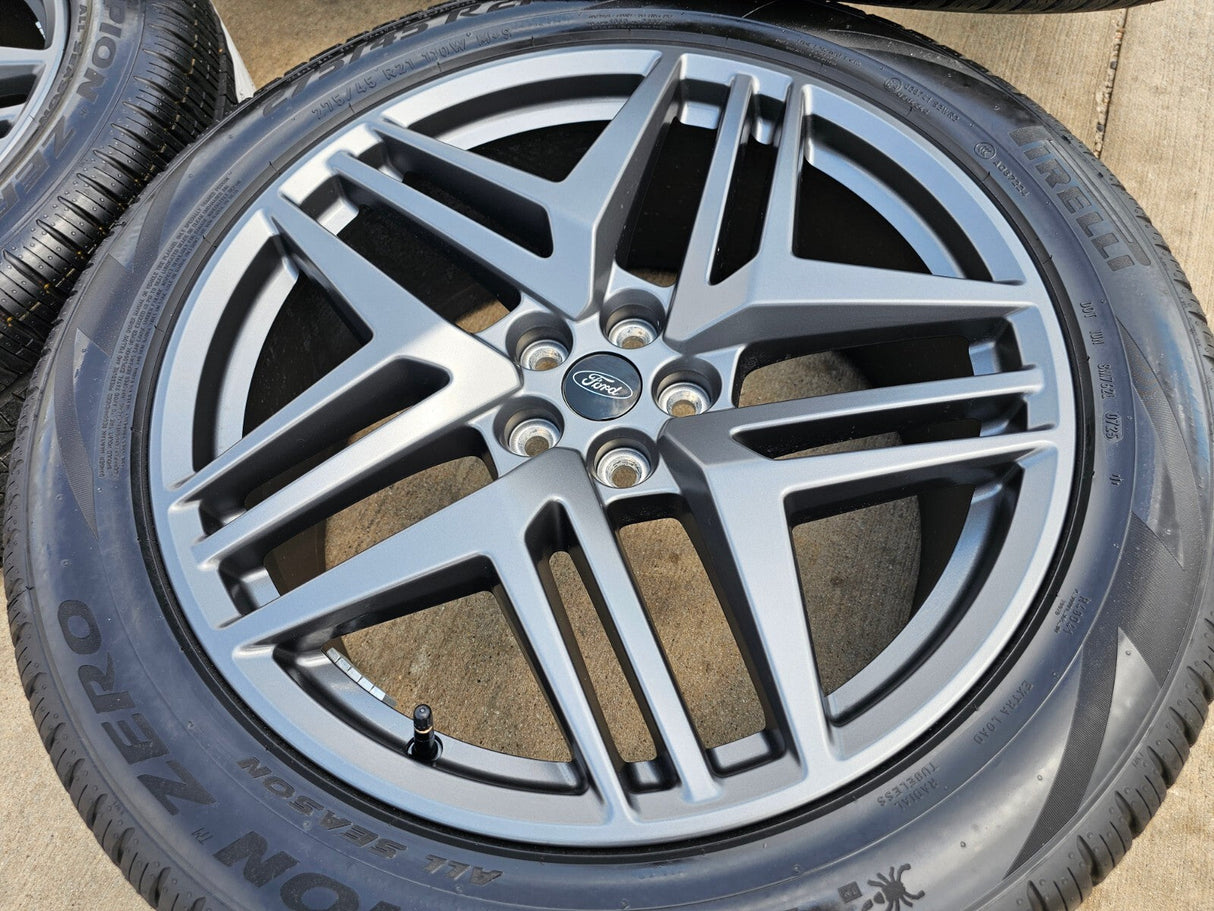 21" Ford Explorer ST OEM rims wheels Lincoln Aviator 2024 2025 2026 PIRELLI Texas Truck Tire