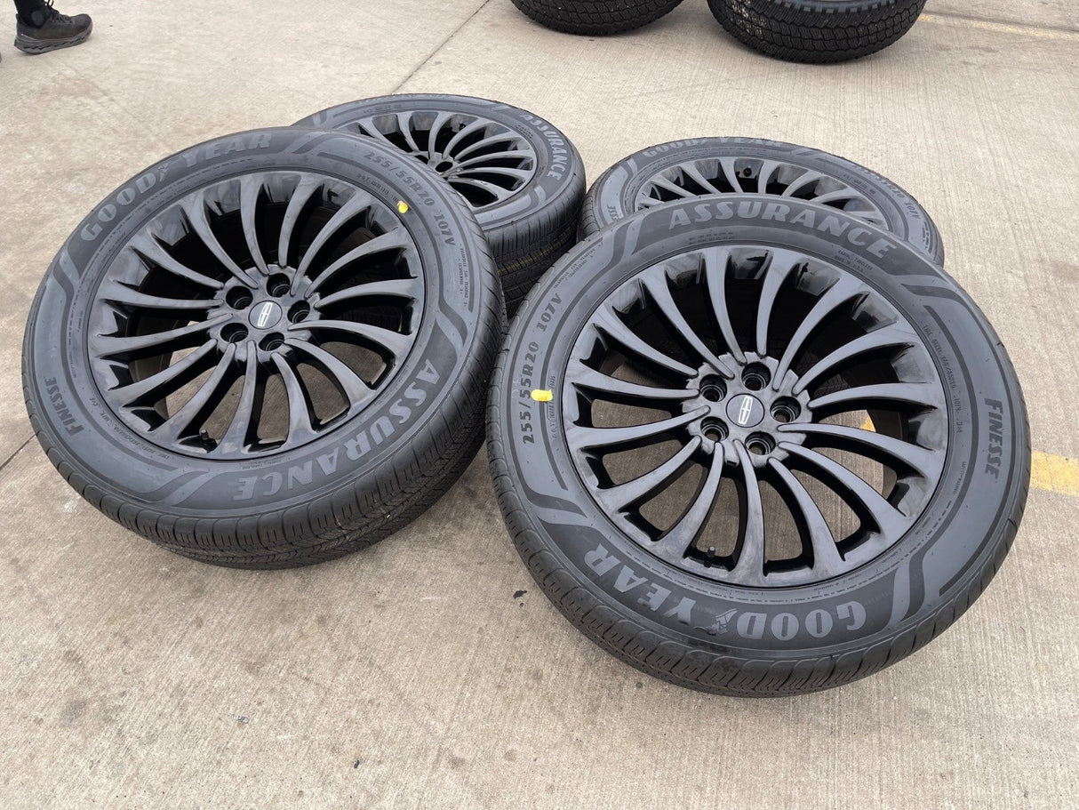 20" Lincoln Aviator Black Label OEM rims wheels 10189 Explorer 2025 2026 NEW Texas Truck Tire