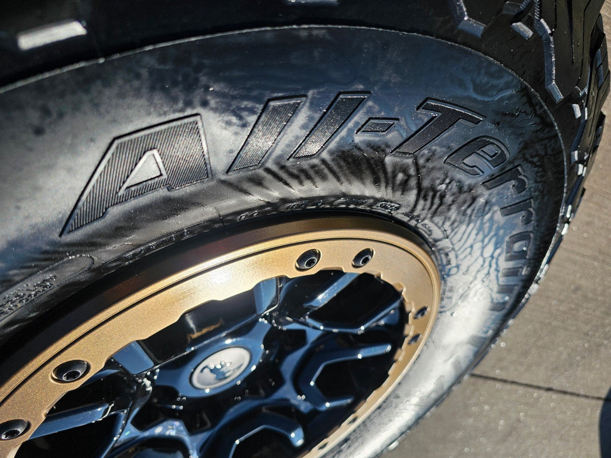 17" Ford Bronco SASQUATCH wheels rims BEADLOCK 10388 Ranger BFG KO2 A/T 37" Texas Truck Tire