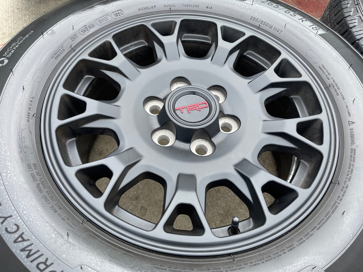 18" Toyota Tacoma 4Runner TRD Pro OEM 95973 wheels rims 2024 2025 2026 2027 NEW Texas Truck Tire