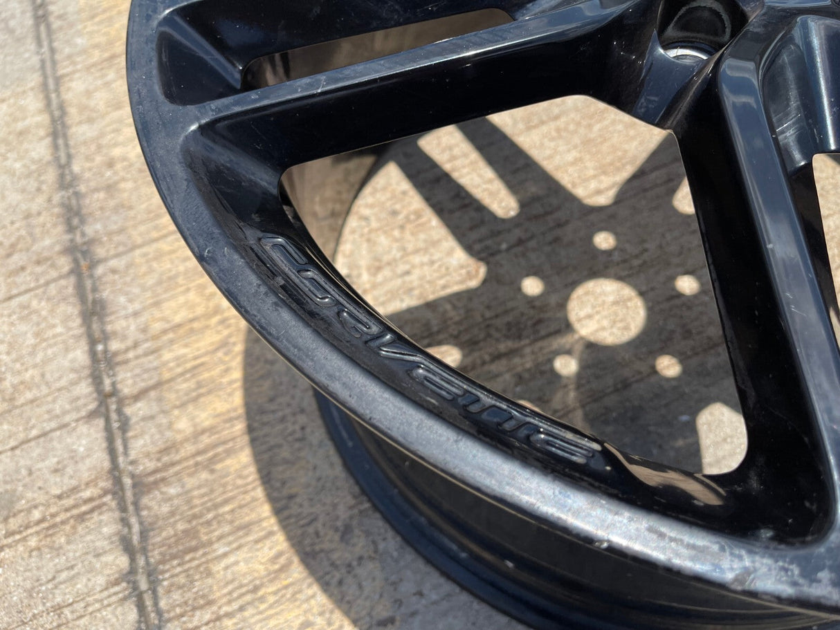 20x10 Chevy Corvette OEM wheel rim 5639 5641 black REAR 2015 2016 2017 2018 2019 Texas Truck Tire