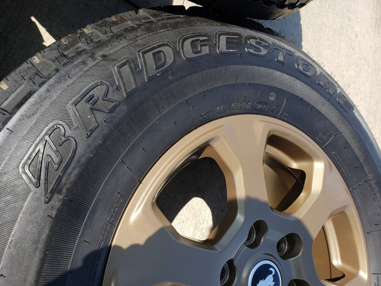 17" Ford Bronco HERITAGE wheels rims BRONZE tires 10384 OEM NEW Texas Truck Tire