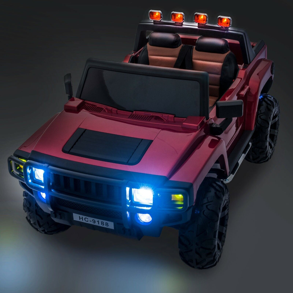 SUPERtrax® Warrior Children's Ride-On Toy - Glossy Crimson