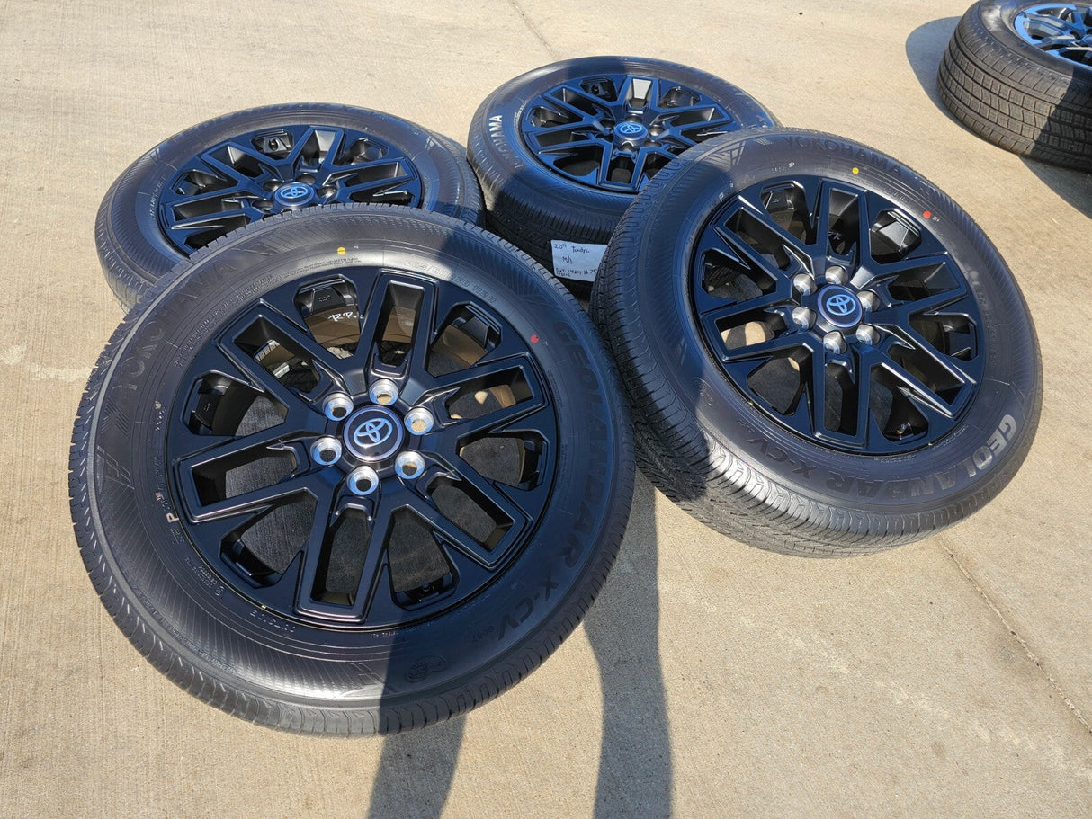 20" Toyota Tundra TRD OEM wheels rims TSS 75276 95295 Sequoia 2024 2025 2026 NEW Texas Truck Tire
