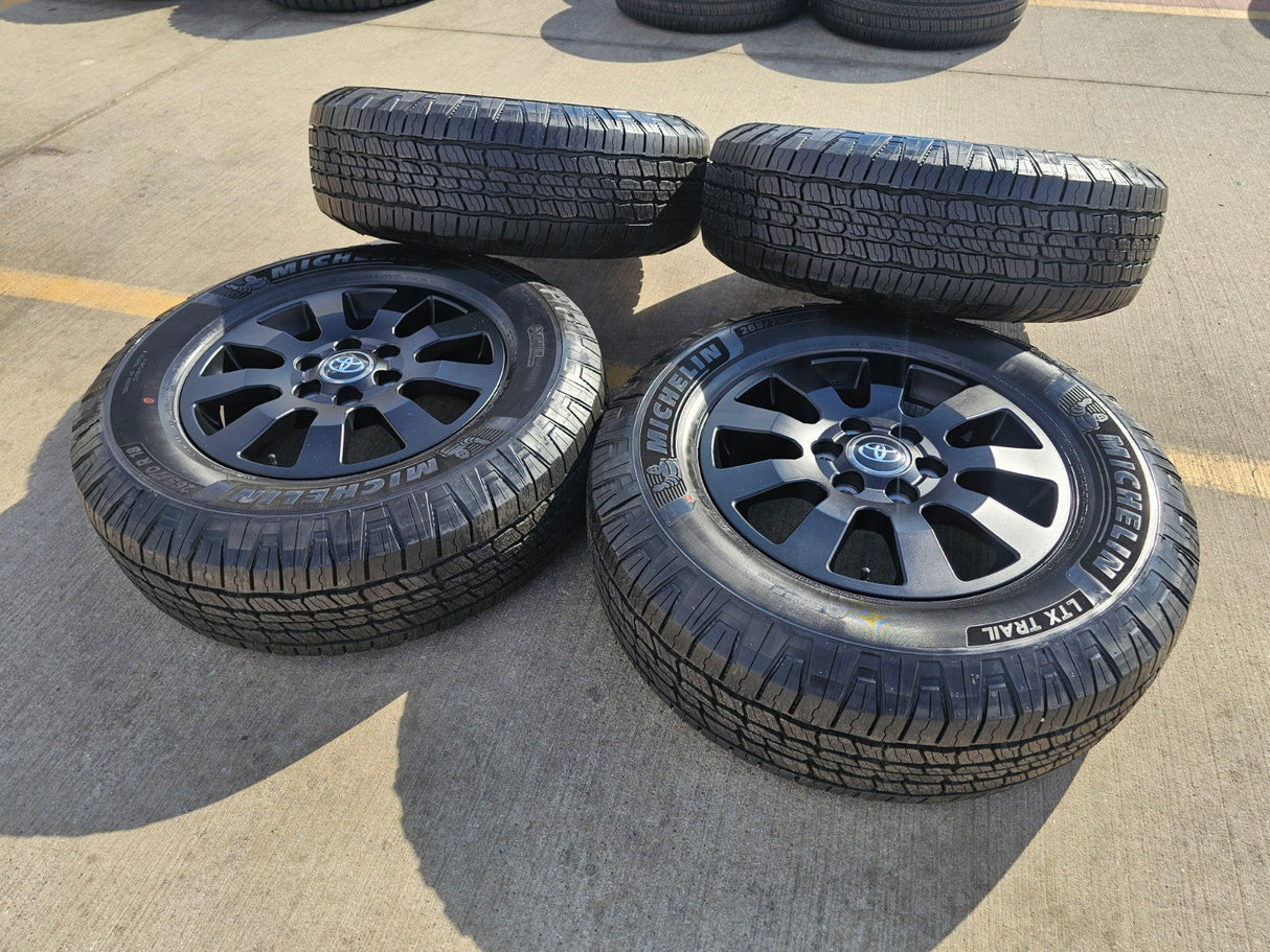 18" Toyota Land Cruiser OEM wheels rims 95952 Tundra Sequoia MICHELIN NEW Texas Truck Tire