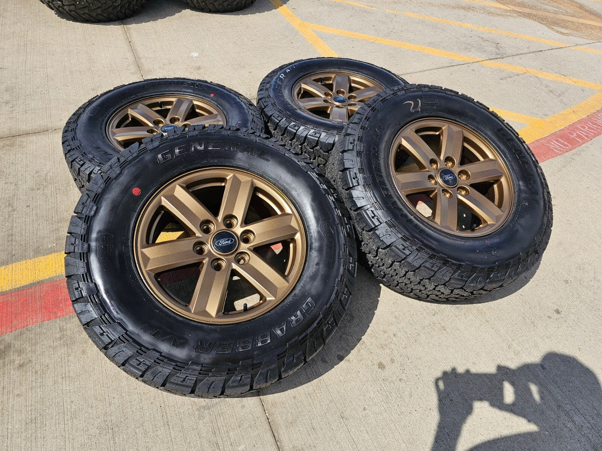 17" Ford F-150 OEM BRONZE Tremor rims wheels 10339 2024 2025 2026 NEW Texas Truck Tire