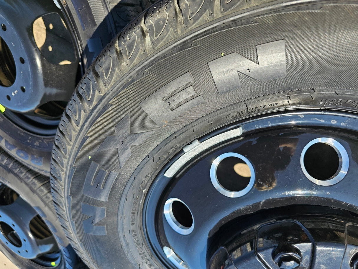 17" Dodge Ram 3500 Dually Laramie wheels rims 2706 2707 OEM black 2025 2026 NEW Texas Truck Tire