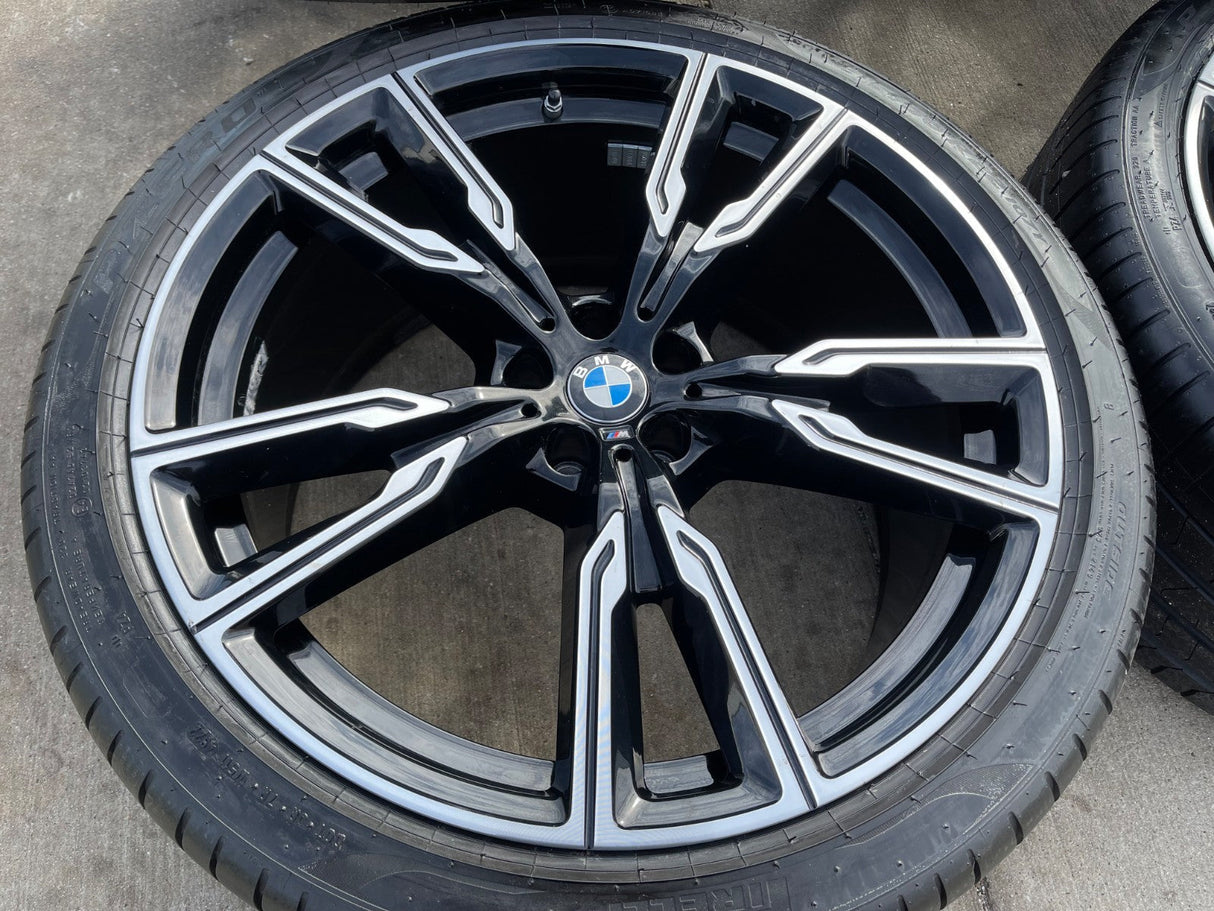 22" BMW X5 X6 X7 OEM 86470 86473 Series wheels rims PIRELLI NEW 2024 2025 2026 Texas Truck Tire