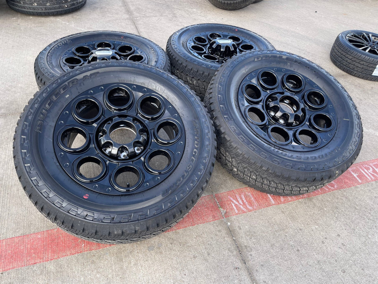 20" Ford F-250 F-350 OEM black Lariat 10299 10484 wheels rims 2024 2025 2026 NEW Texas Truck Tire