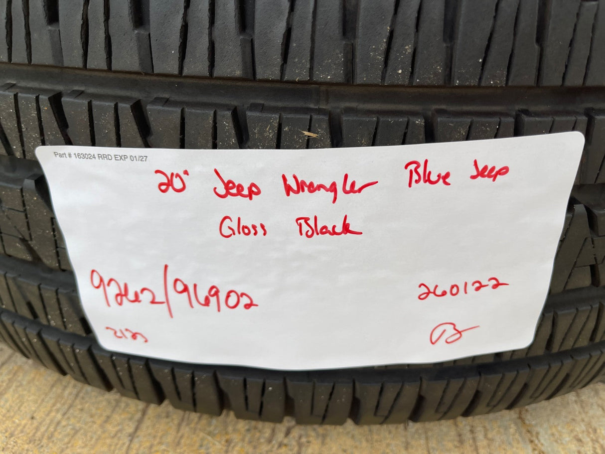 20" Jeep Wrangler 4XE 9262 96902 OEM wheel rim Gladiator BRIDGESTONE Texas Truck Tire