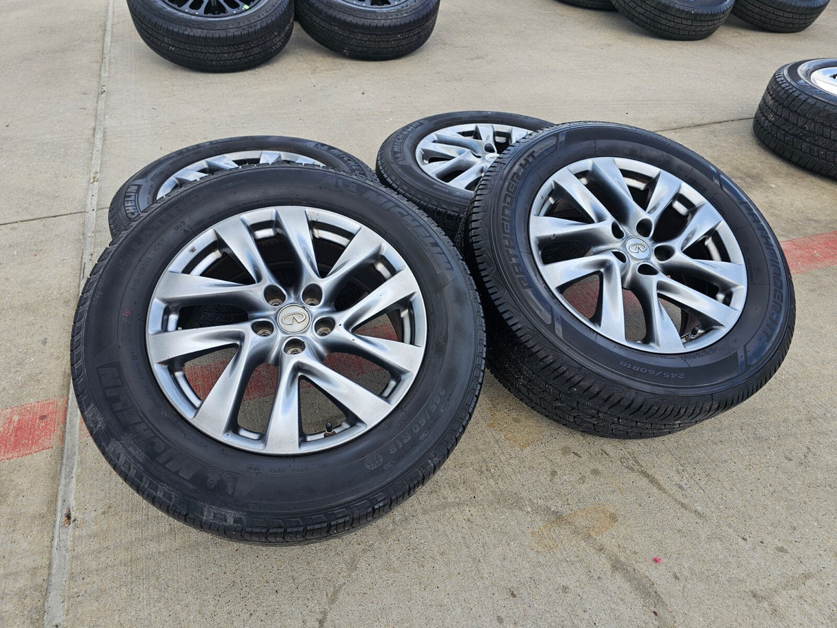 18" Infiniti QX60 FX35 FX45 JX35 Nissan Pathfinder OEM 73760 71564 wheels rims Texas Truck Tire