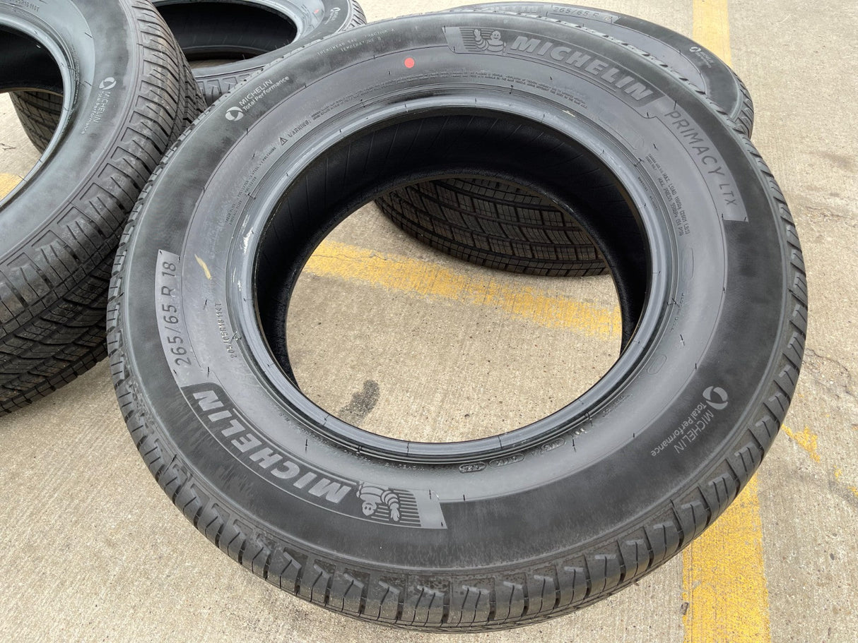 265/65/18 Michelin Primacy LTX tires F-150 Silverado 265/65r18 NEW TAKE OFFS Texas Truck Tire