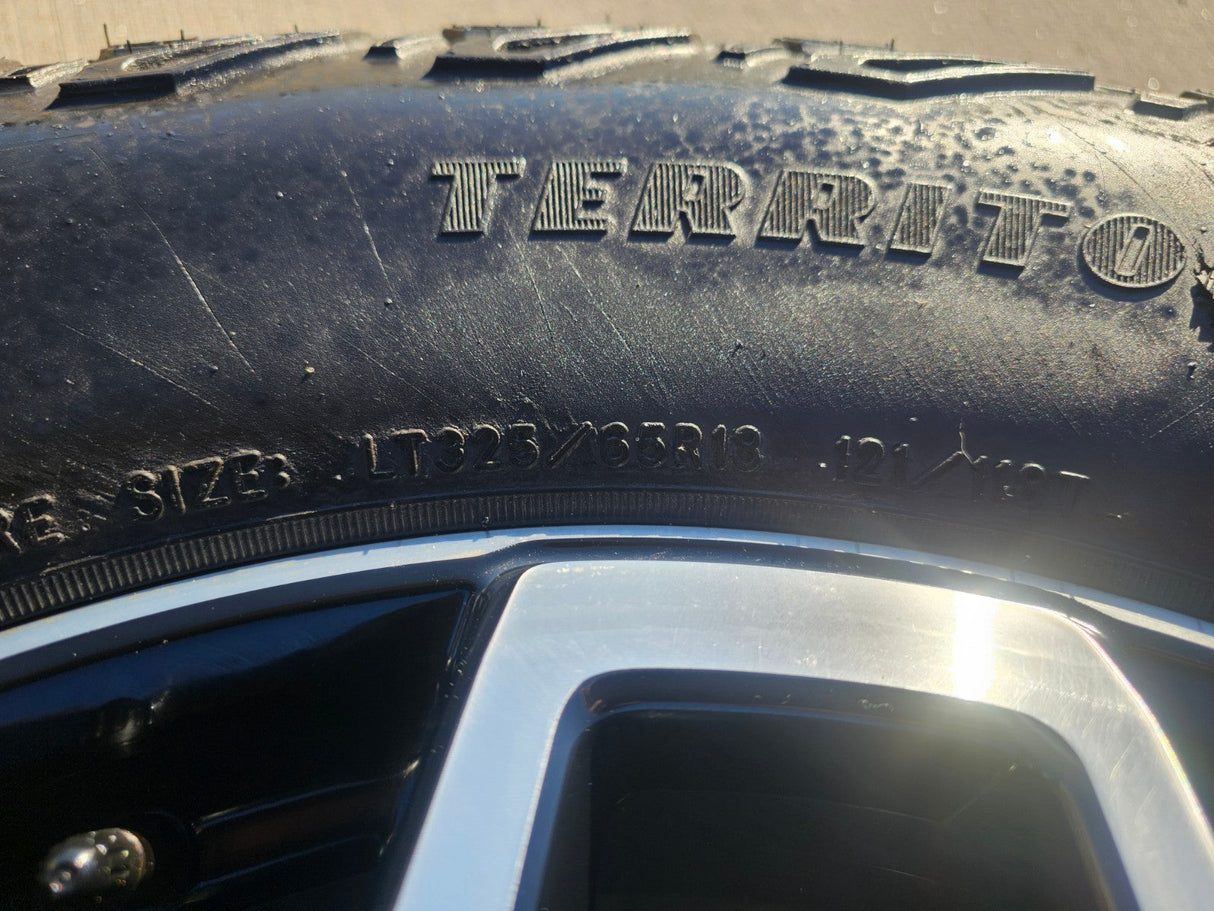 18" Ford Bronco wheels rims tires black 95213 Ranger GOODYEAR 35" Texas Truck Tire