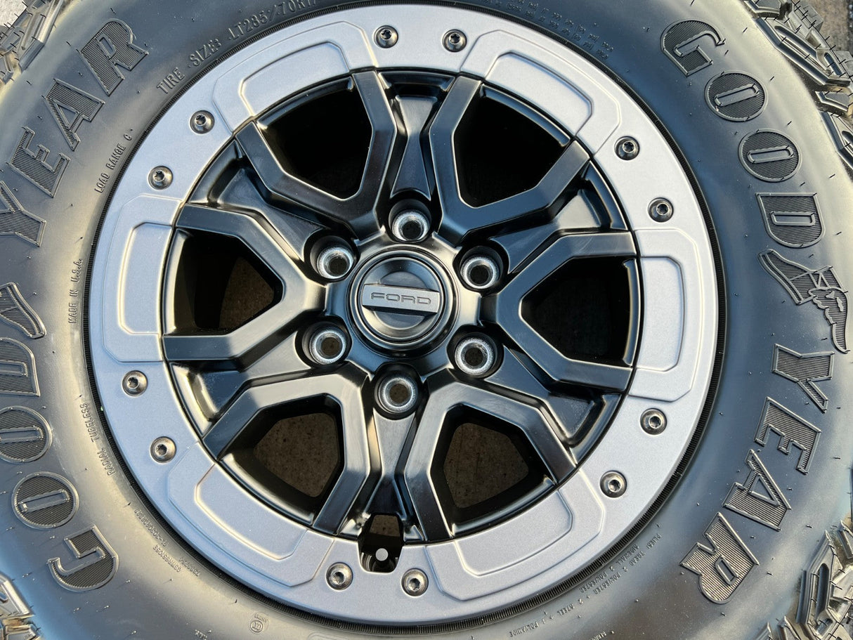 17" Ford Ranger Raptor Beadlock wheels rims Bronco 2024 2025 2026 NEW Texas Truck Tire