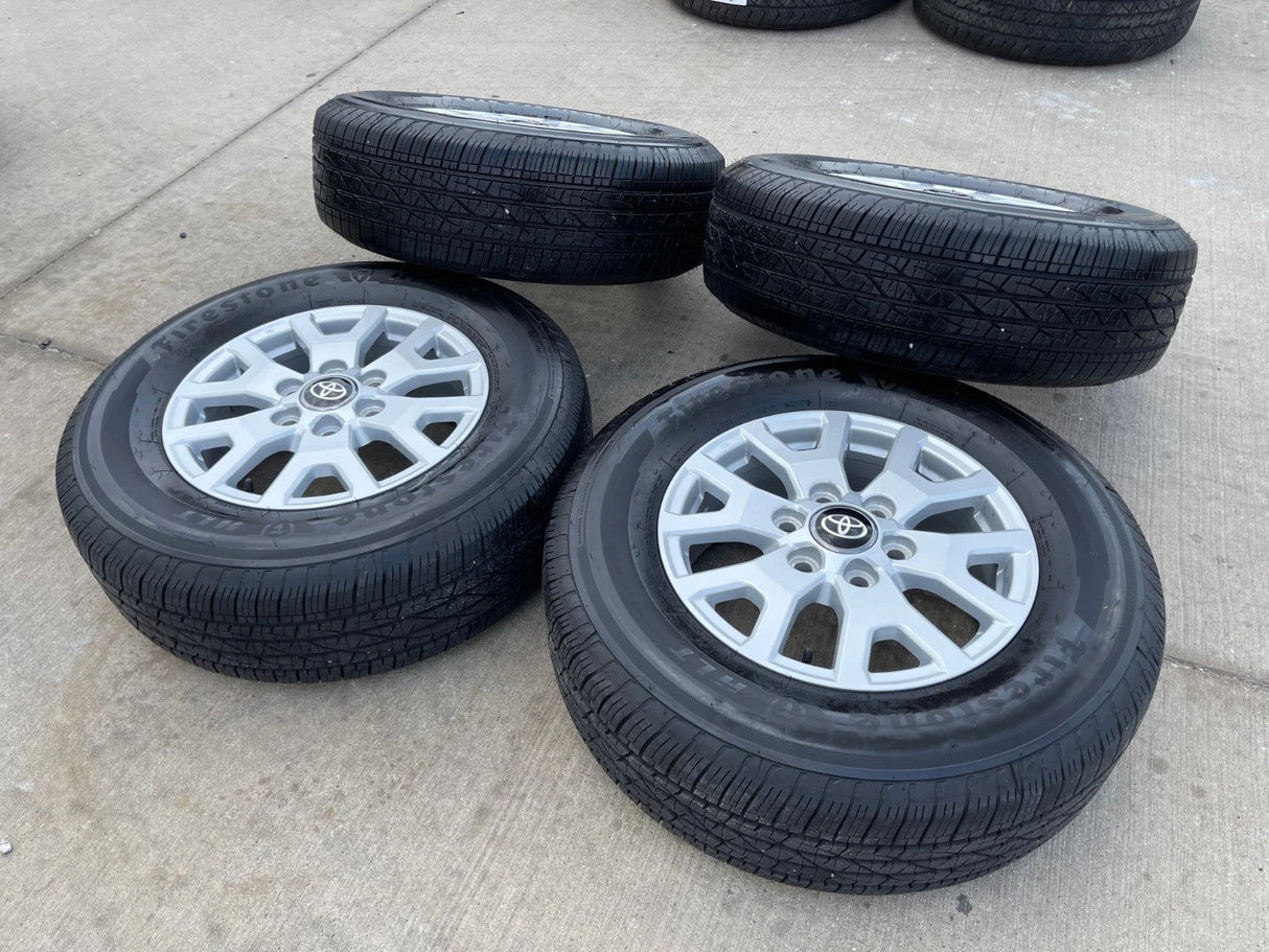 17" Toyota Tacoma 4Runner TRD OEM 10637 94254 wheels rims 2025 2026 FIRESTONE Texas Truck Tire