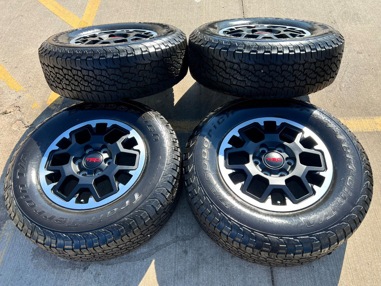 17" Toyota Tacoma 4Runner TRD OEM 10638 wheels rims 2024 2025 2026 BFG NEW Texas Truck Tire