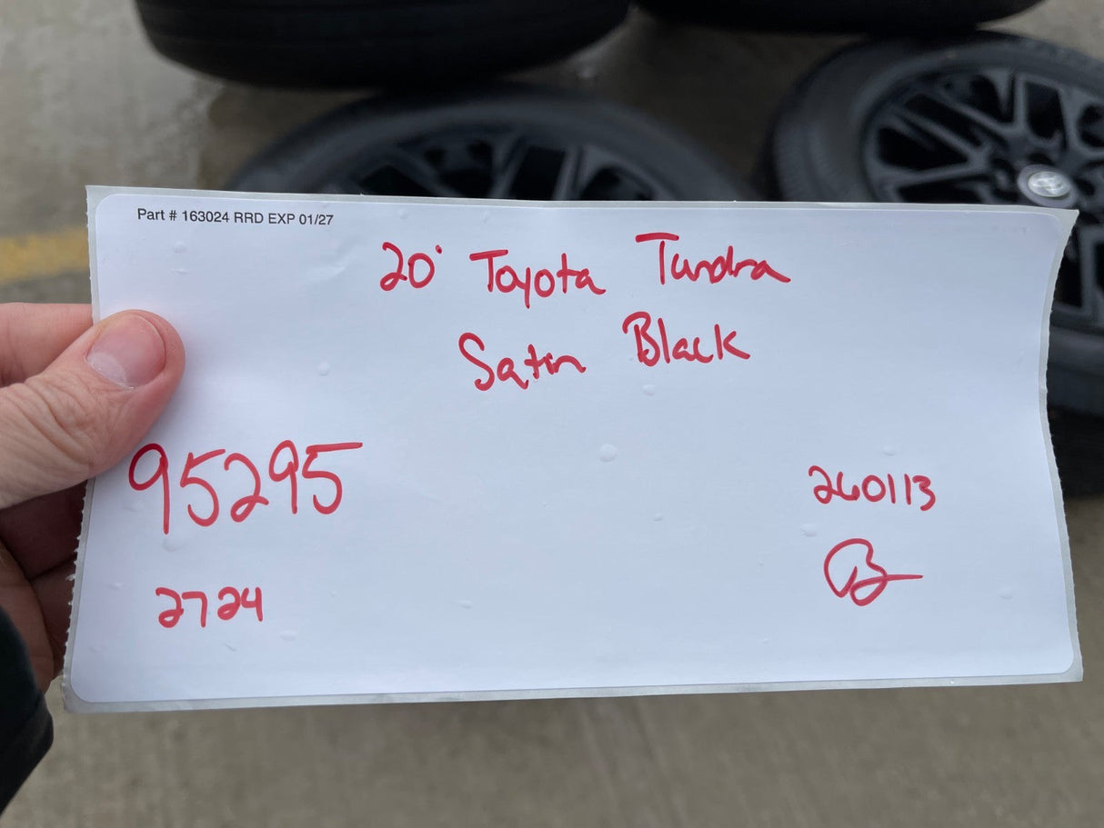 20" Toyota Tundra TRD OEM wheels rims TSS 75276 95295 Sequoia 2024 2025 2026 NEW Texas Truck Tire