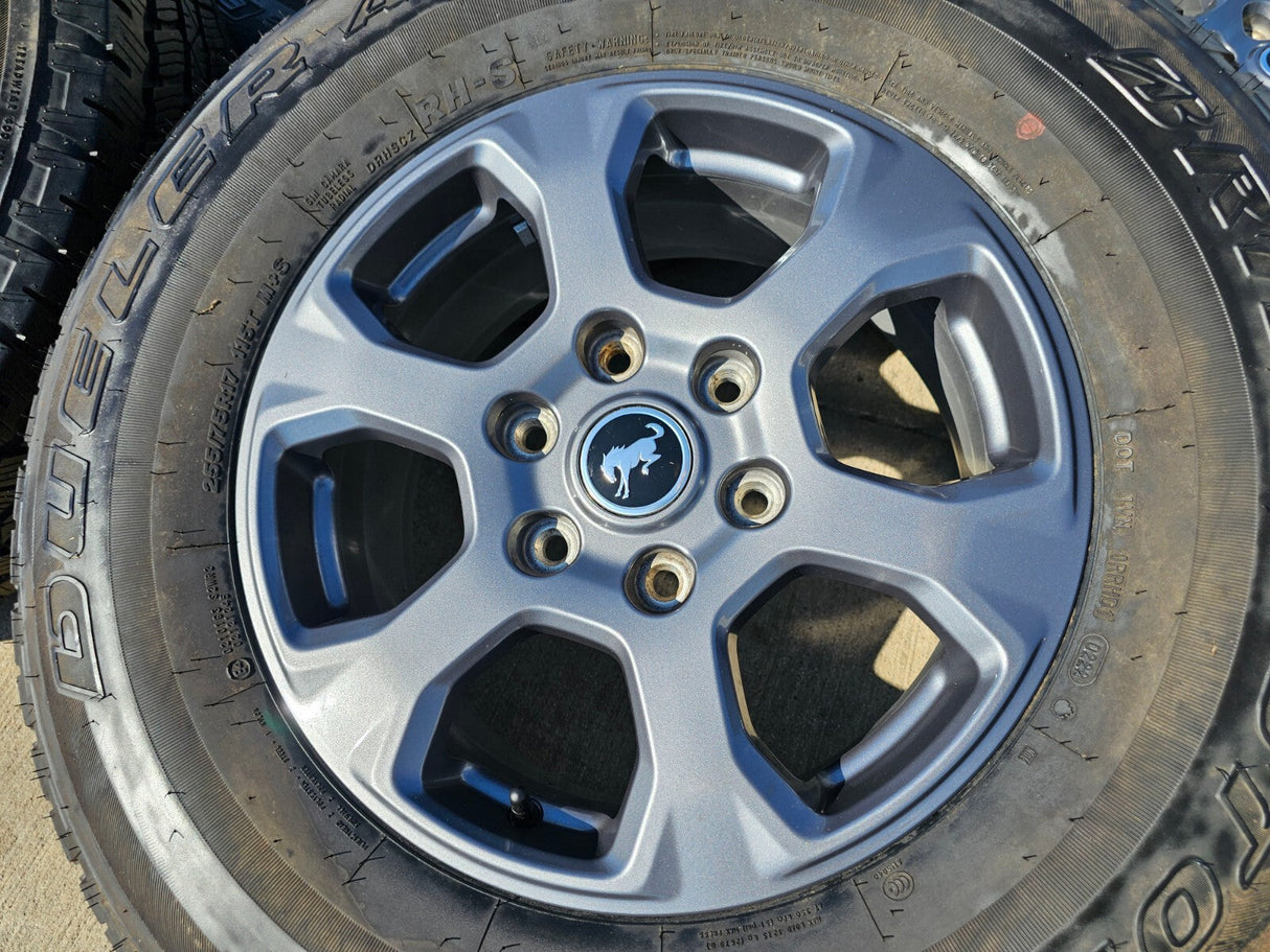 17" Ford Bronco Big Bend wheels rims 10384 OEM Ranger 2023 2024 2025 2026 NEW Texas Truck Tire