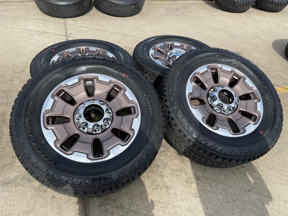 20" Ford F-250 F-350 OEM 10487 LIMITED KING RANCH tan wheels rims 2025 2026 NEW Texas Truck Tire