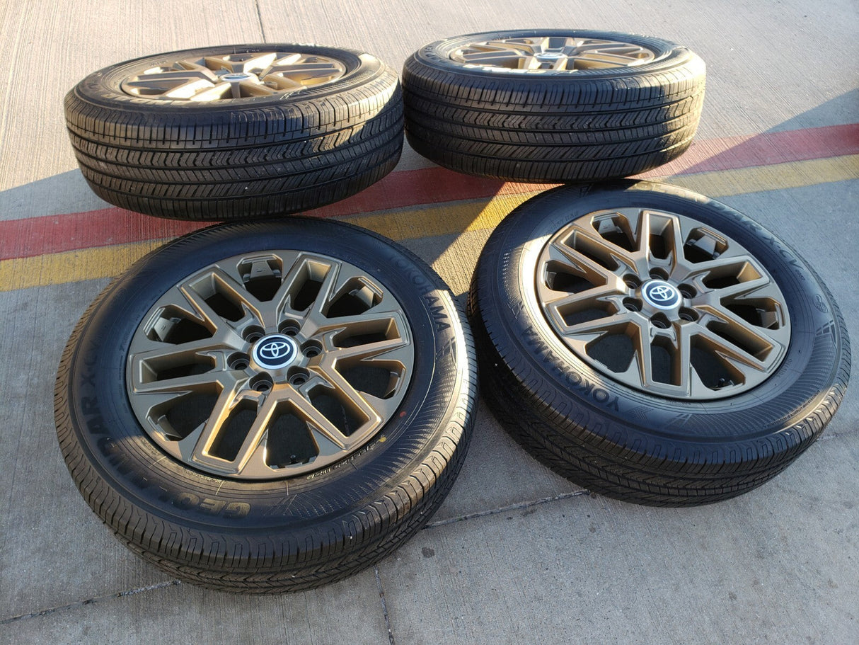 20" Toyota Tundra TRD OEM wheels rims BRONZE TSS 95295 Sequoia NEW Texas Truck Tire
