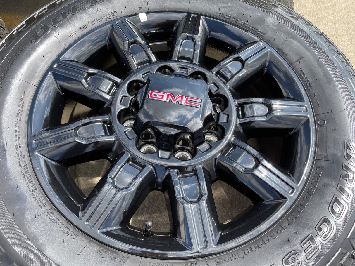 20" GMC Sierra AT4X 2500 3500 OEM 14137 5963 wheels rims Silverado 2025 2026 NEW Texas Truck Tire
