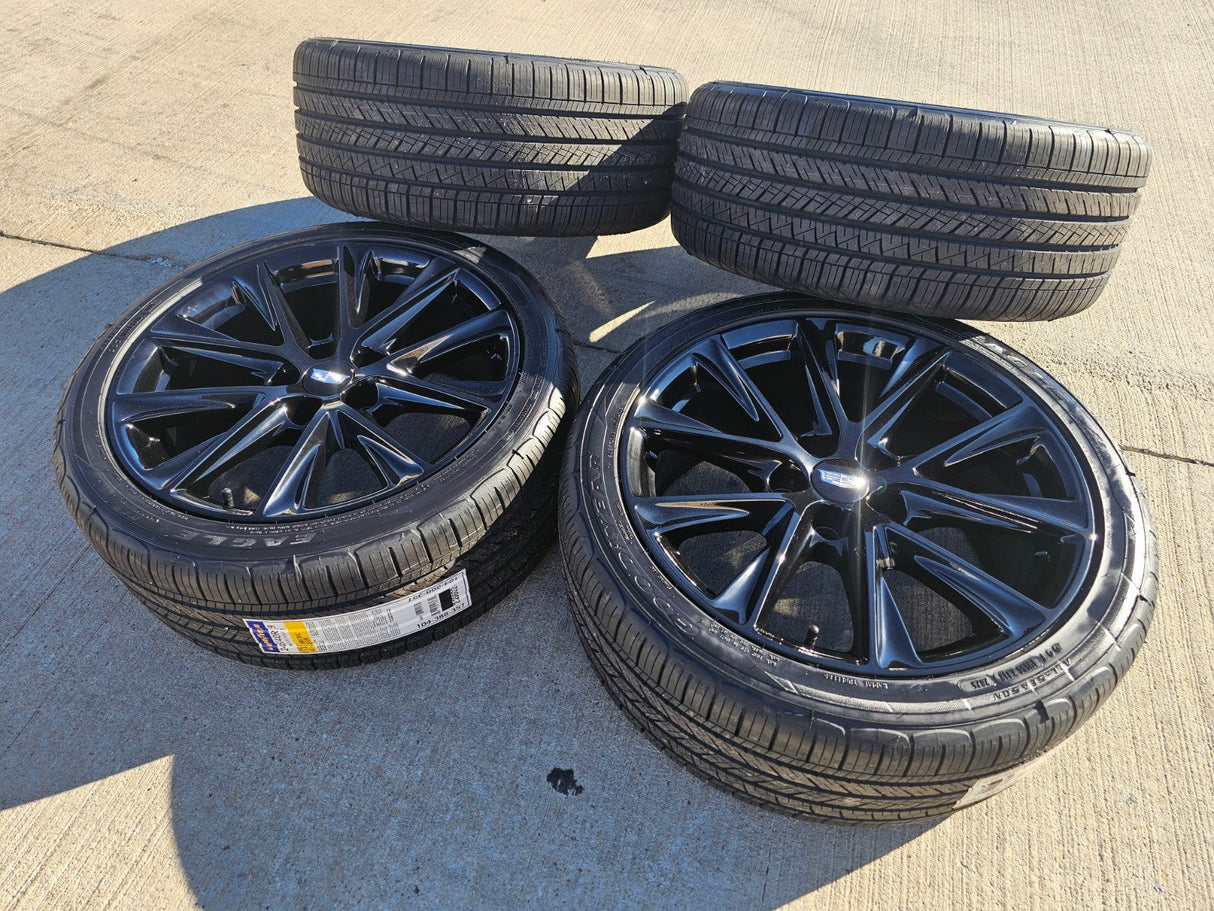 19" Cadillac CT5 CT5-V Platinum OEM 4840 wheels rims 84894843 2024 2025 2026 NEW Texas Truck Tire
