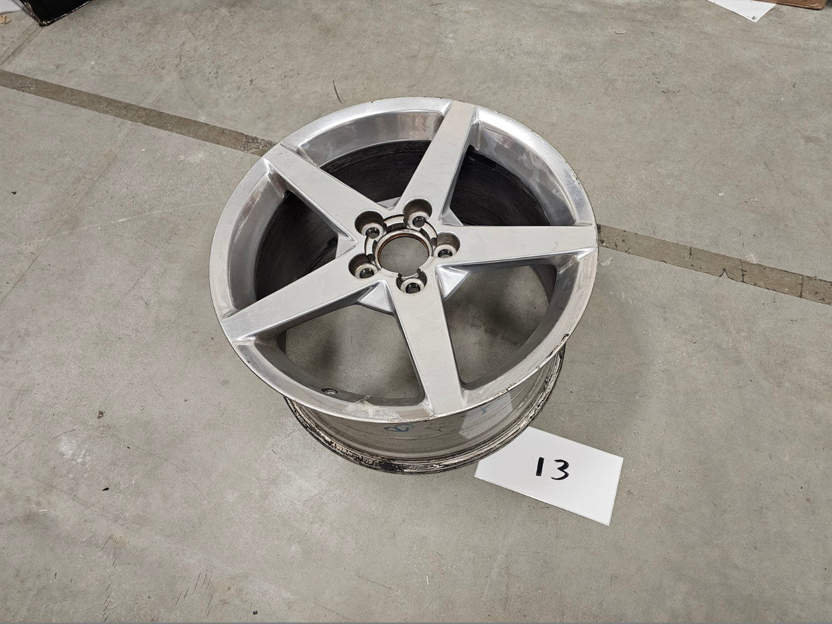 19x10 Chevy Corvette OEM rim wheel 5209 5106 REAR polished 2006 2007 2008 2009 Texas Truck Tire