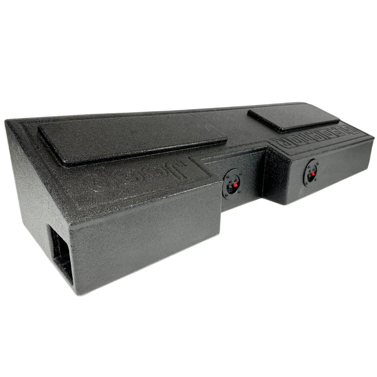 Jeep Gladiator 19-25 Subwoofer Box Quad 8 Front Fire Ported Under Rear Seat