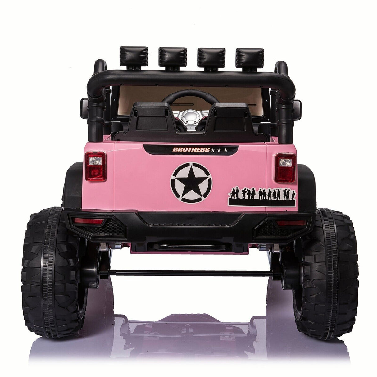 Electric 24V Battery Kids Ride On Car Toy Truck with USB, Bluetooth, and Remote Control Features